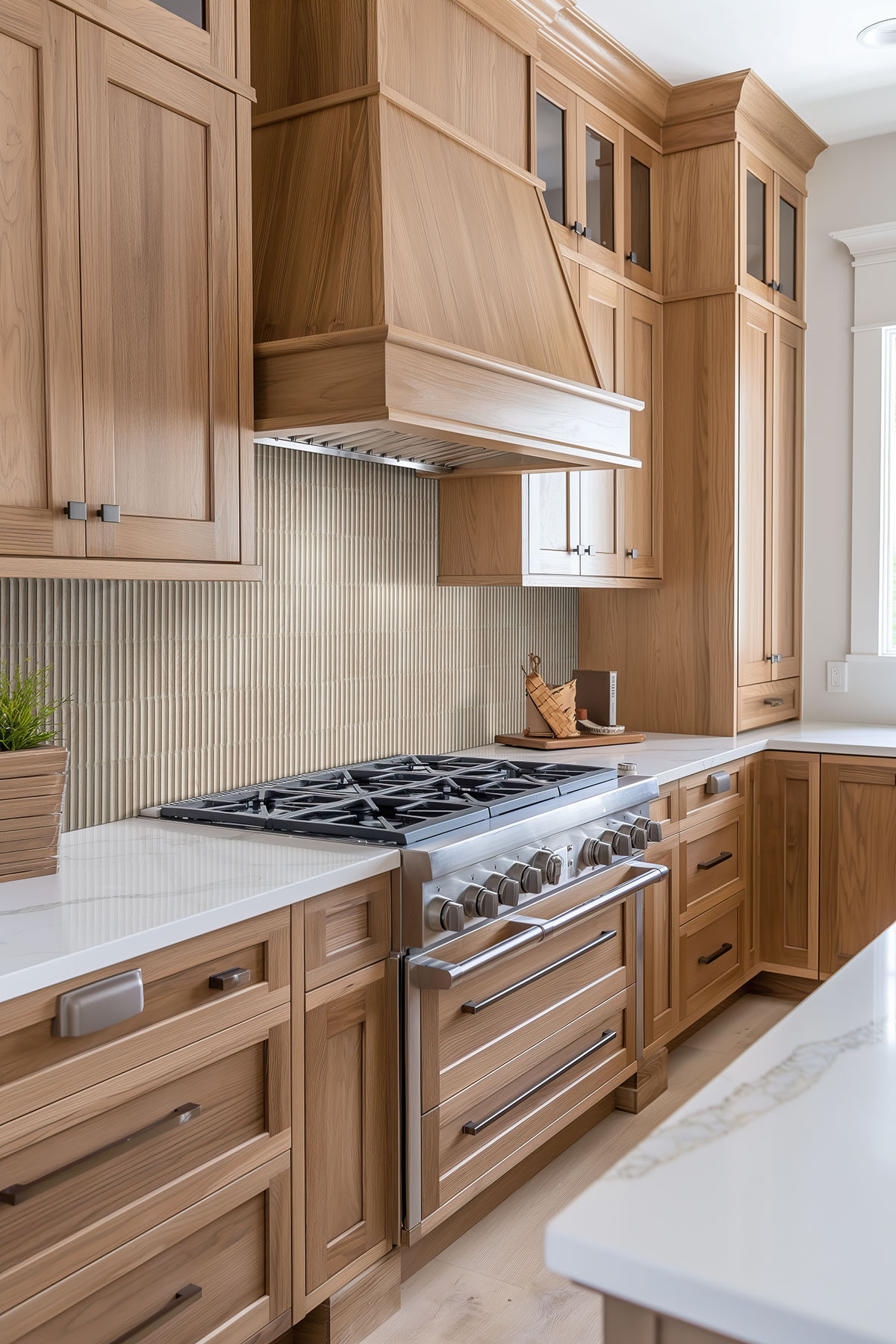 abedul countertop in a kitchen