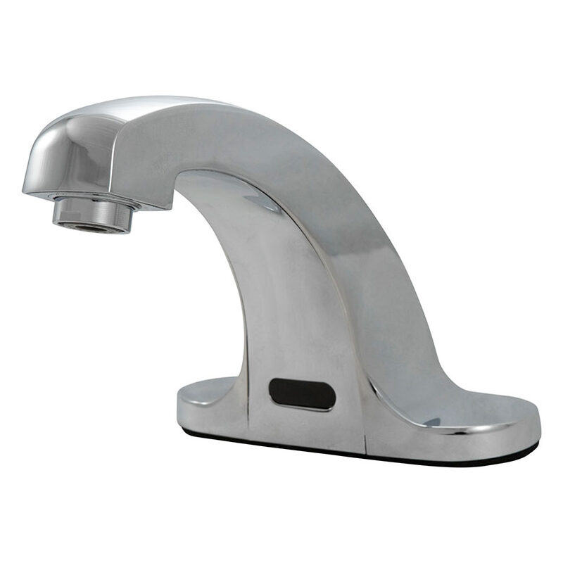 touch-less-infrared-sensor-bathroom-faucet-421-chrome Metal in a kitchen