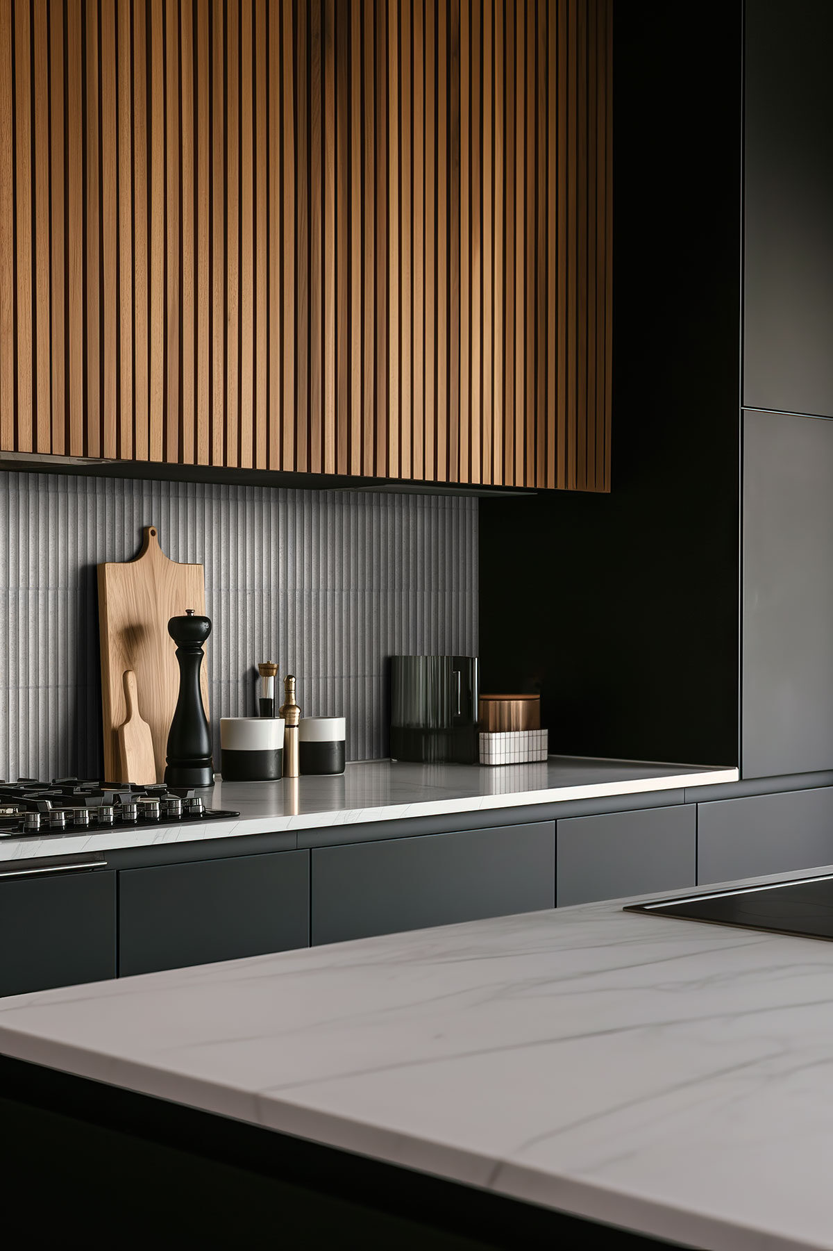 ceniza countertop in a kitchen
