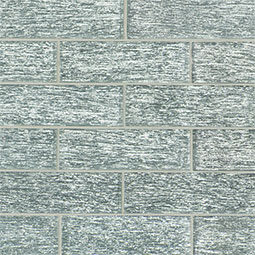Chilcott Bright Subway Tile 2x6 Glass in a kitchen