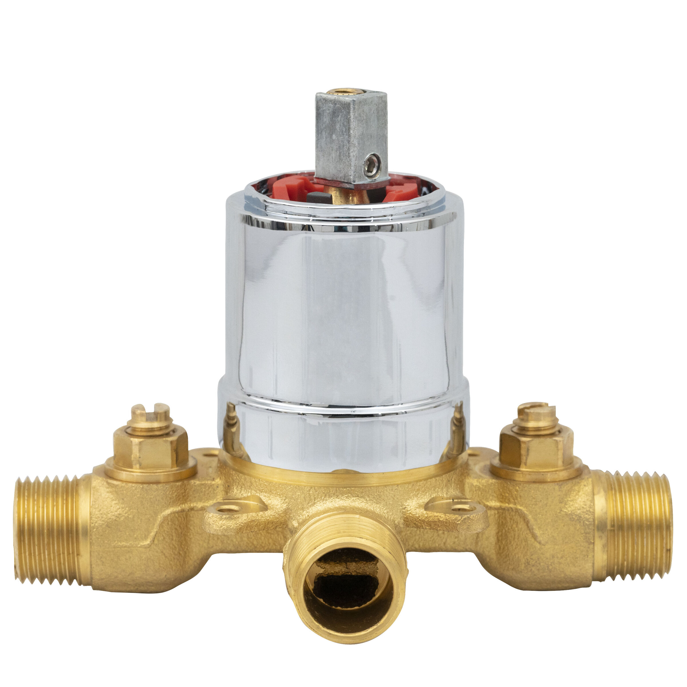 1-handle-1-spray-tub-and-shower-faucet-608-with-pressure-balance-valve-gold Metal in a kitchen