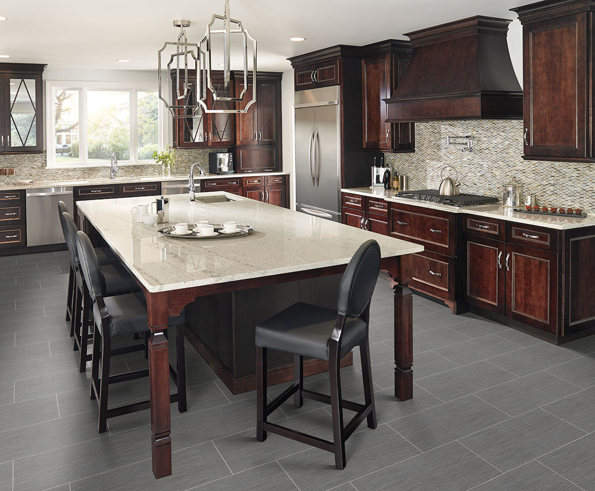 Graphite countertop installed