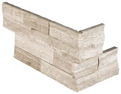 White Oak Splitface in a kitchen