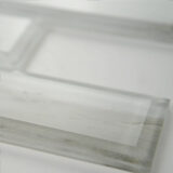 Ivory Amber Beveled Subway 8mm