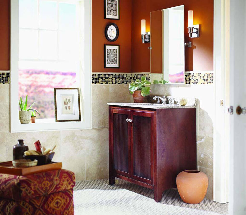 Chiaro Pencil Molding Honed 3/4x3/4x12 countertop installed