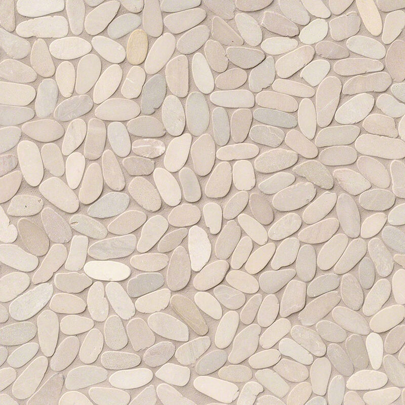 Sliced Pebble Earth Tumbled  in a kitchen