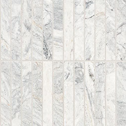 Capri Blue Round Honed Natural Marble in a kitchen