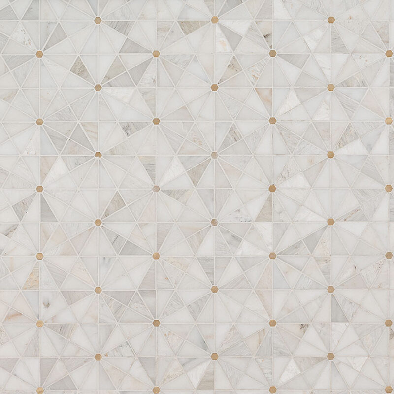 elegante-pinwheel-gold  in a kitchen