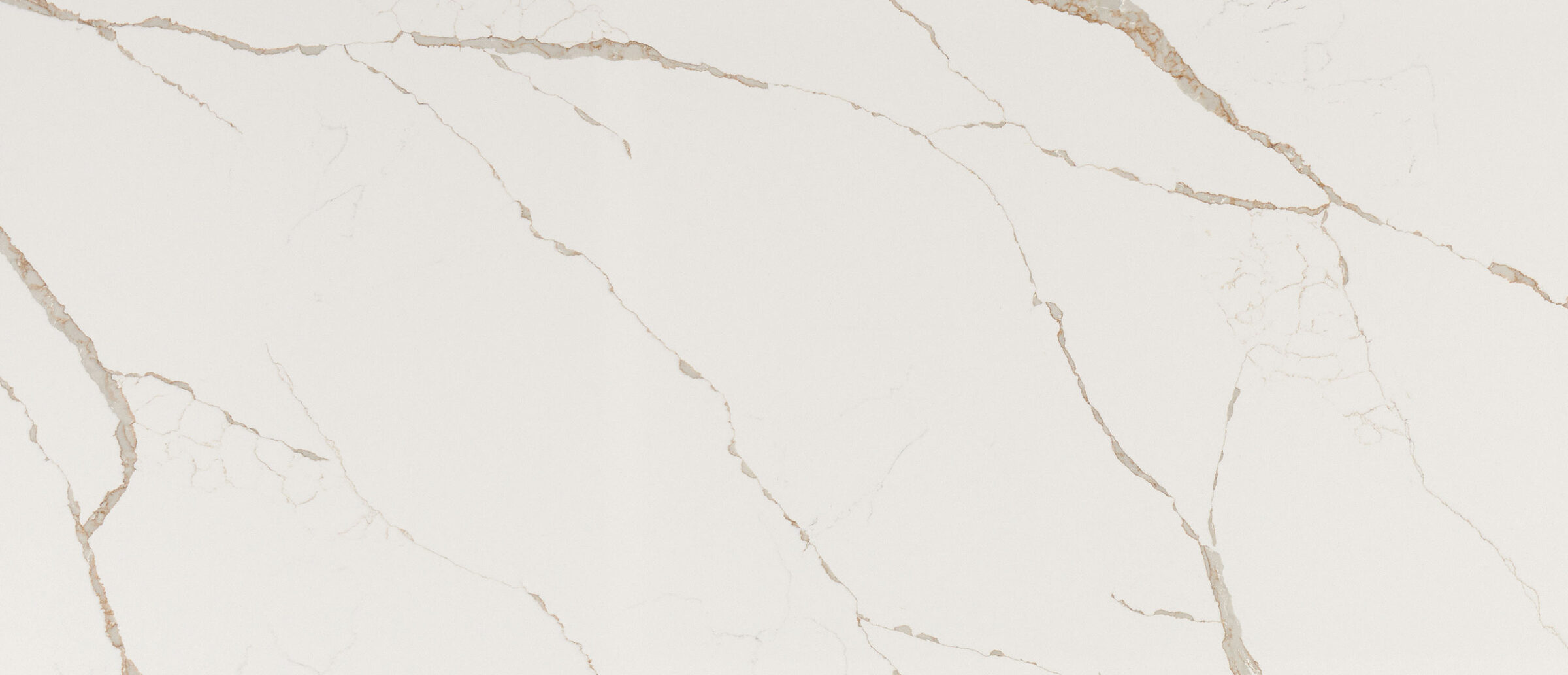 Calacatta Laza Oro Quartz Engineered Quartz in a kitchen