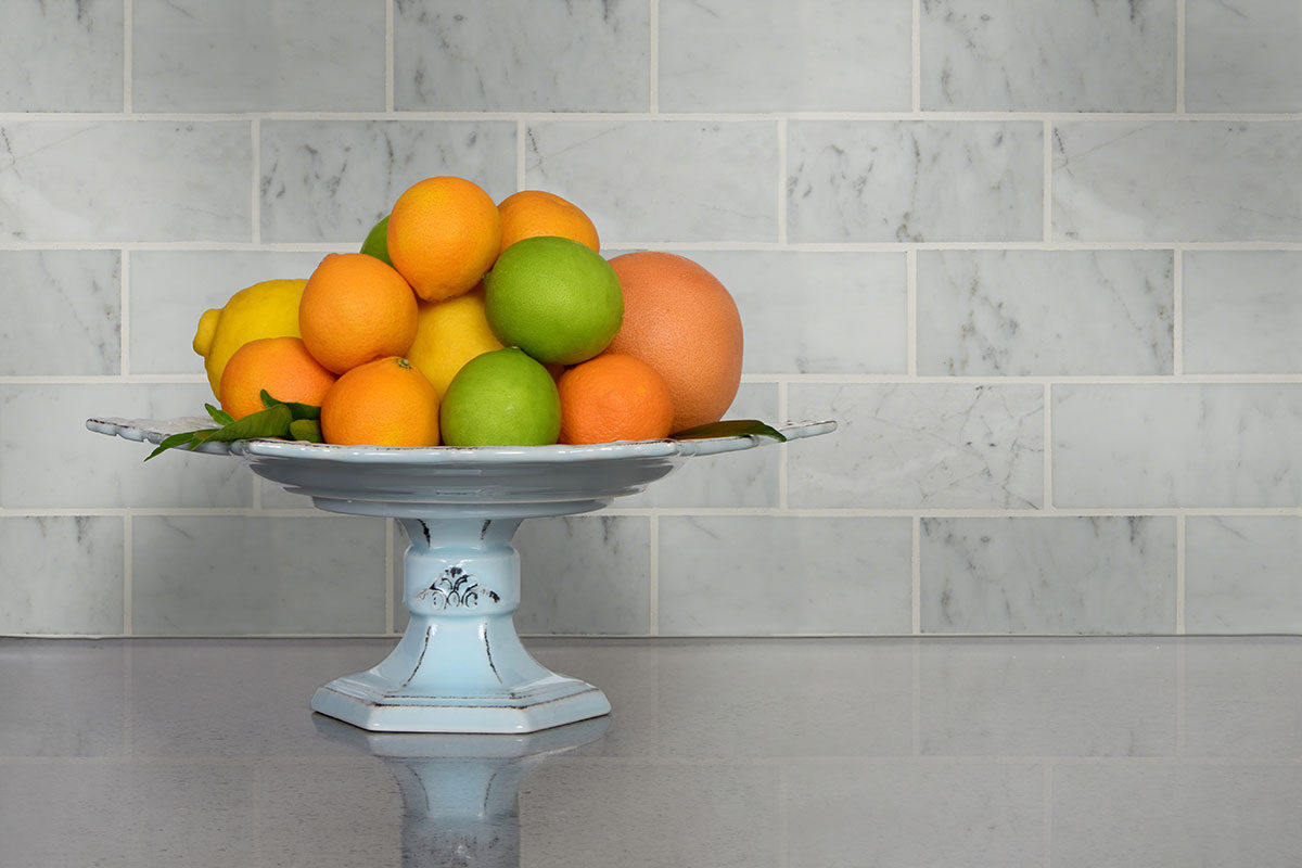 Carrara White Subway Tile