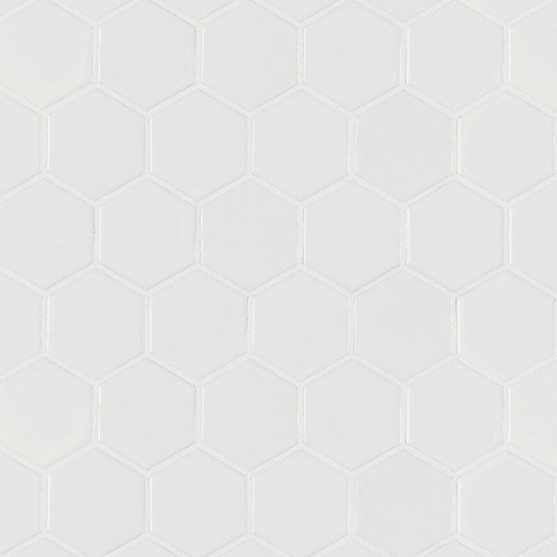 white-matte-2x2-hexagon-mosaic