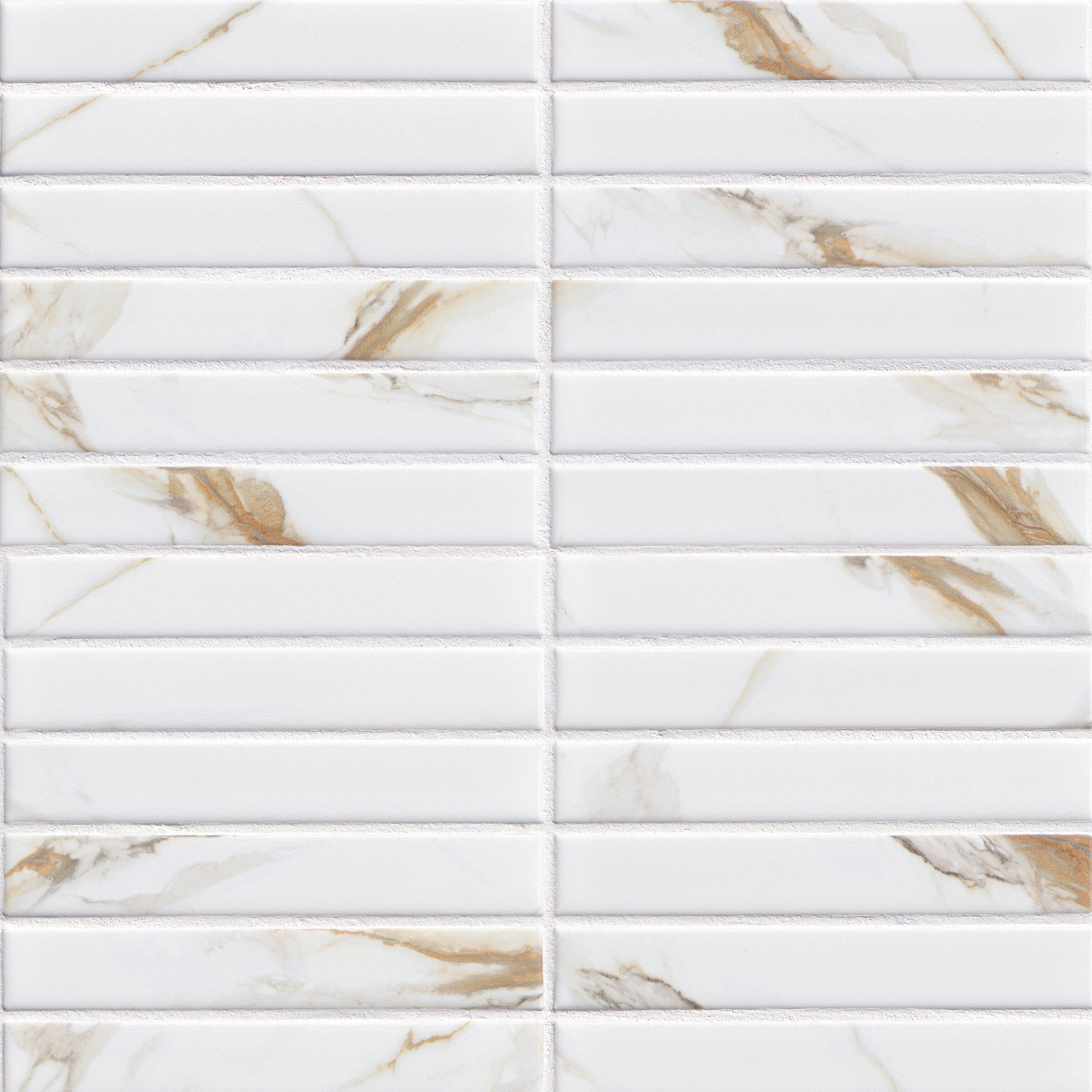 calacatta-gold-matte-1x6-stack-pattern