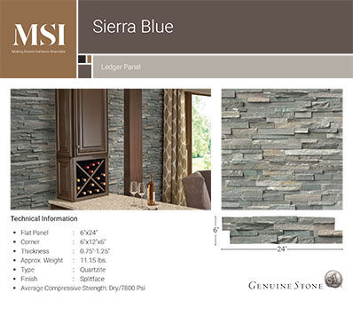 Sierra Blue in a kitchen