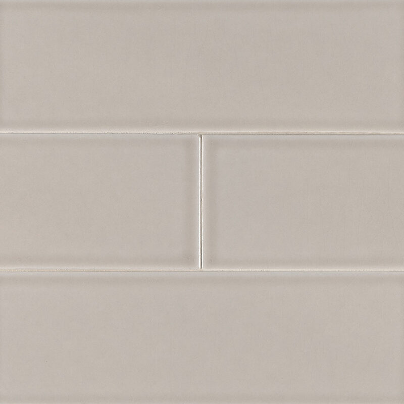 Portico Pearl Subway Tile 4x12 Mosaic Tile Ceramic in a kitchen