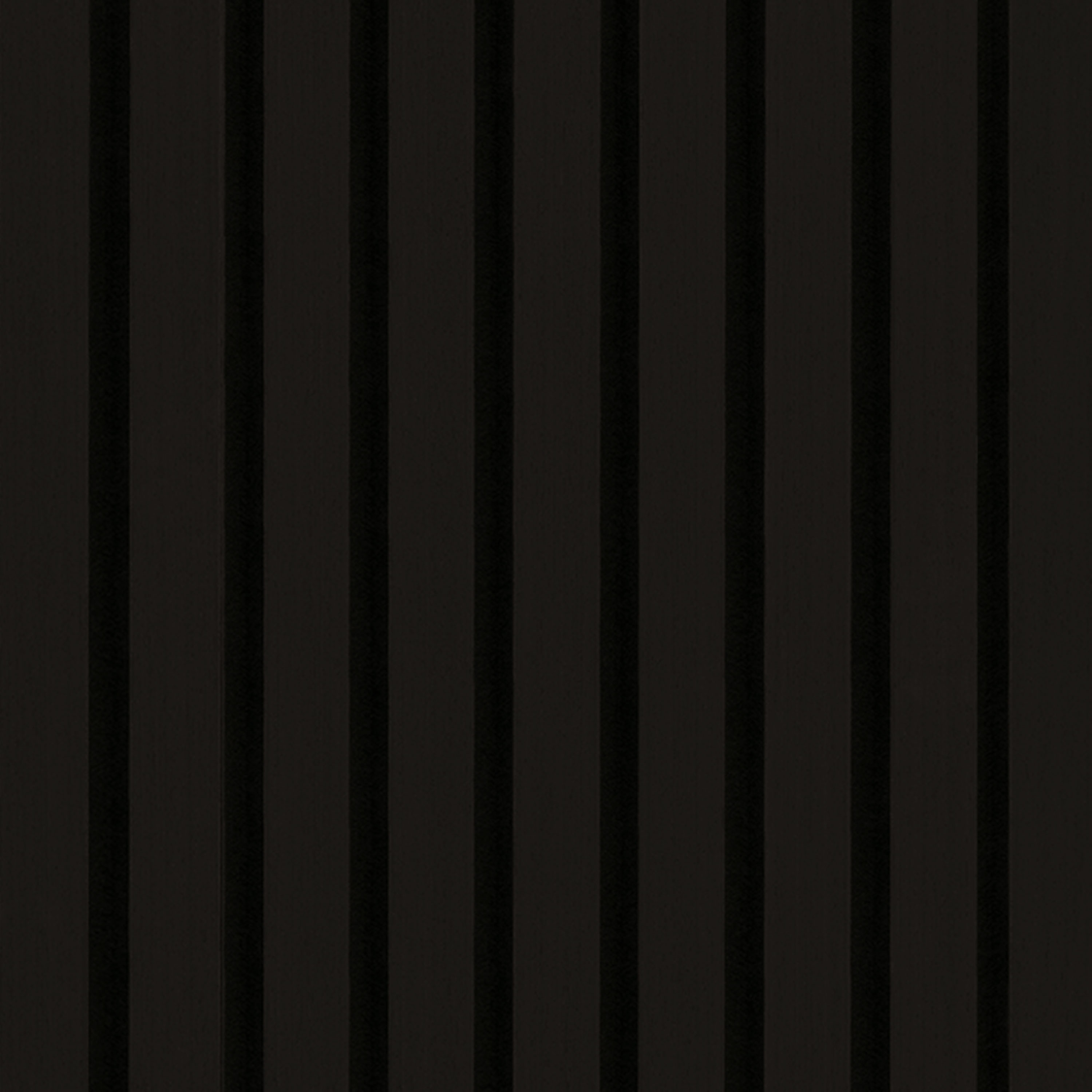 Ebony Acoustic Wood Slat Panels slab, full view