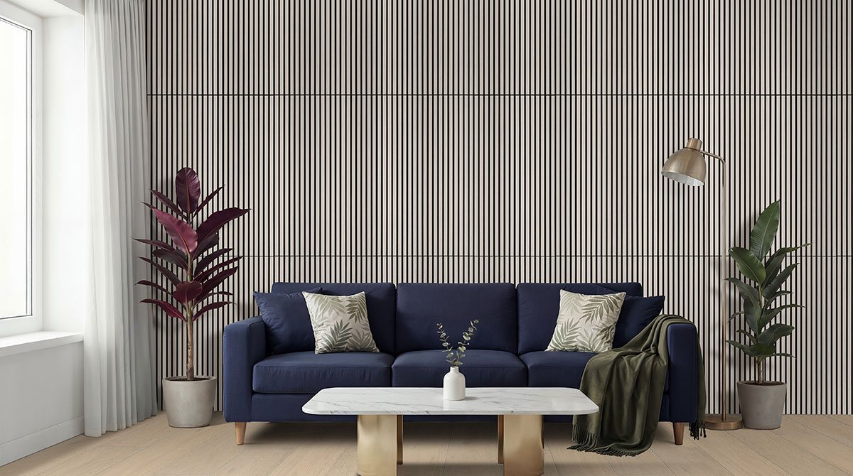 Fog 24x48 Acoustic Wood Slat — installed (scene 1487)