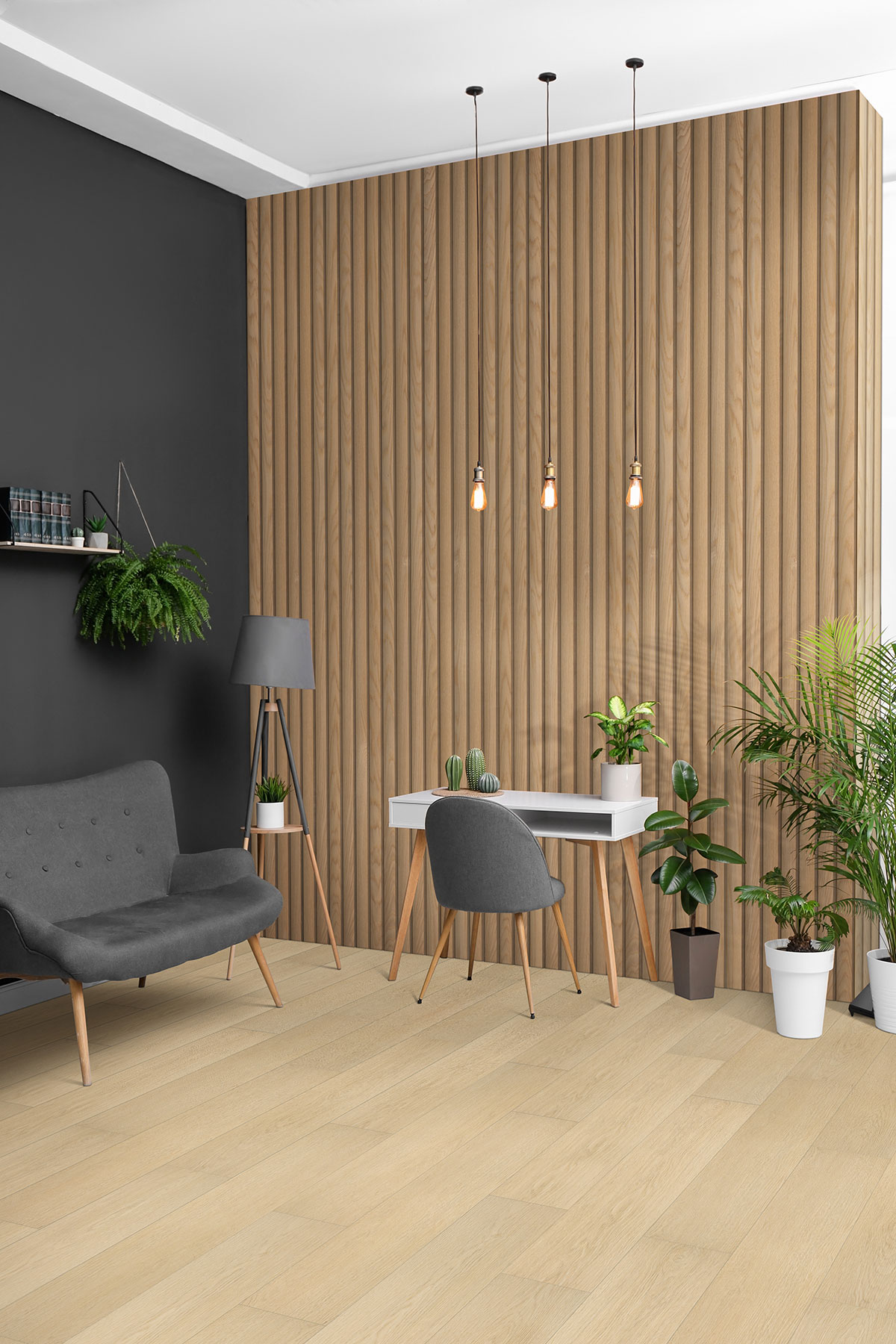 Natural Reeded — installed in a commercial space (scene 0350)