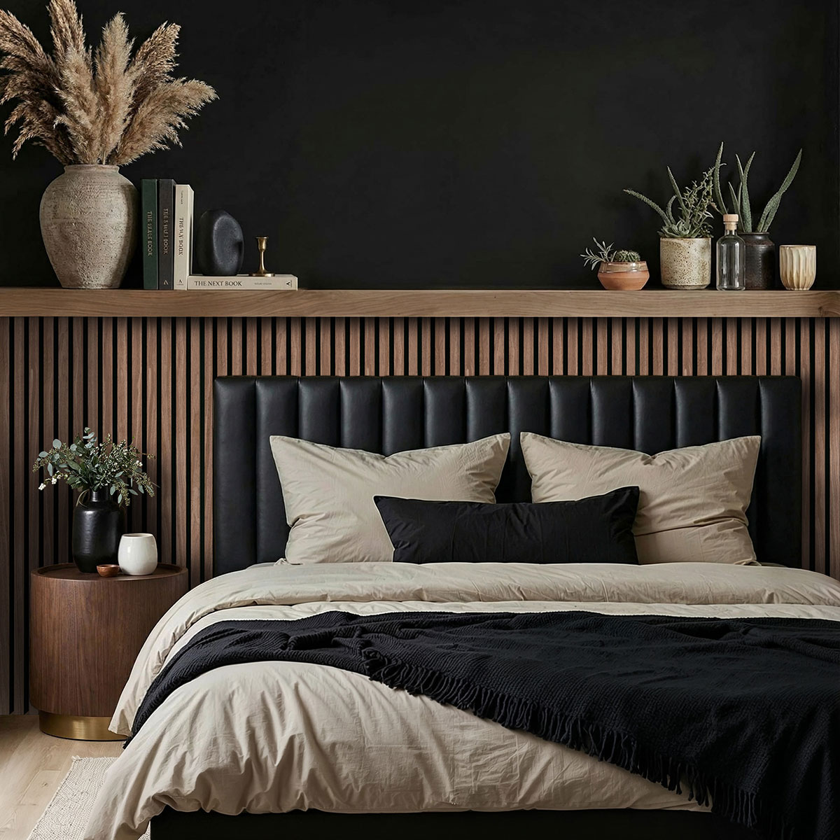 Sable 24x48 Acoustic Wood Slat — installed (scene 0183)