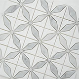Bianco Starlite Polished Marble Mosaic Tile swatch
