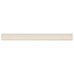 Carrara White Pencil Molding Polished in a kitchen