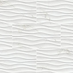 Dymo Calacatta Wavy White 12x24 Glossy swatch