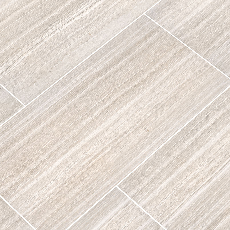 Charisma White Ceramic Tile Ceramic in a kitchen