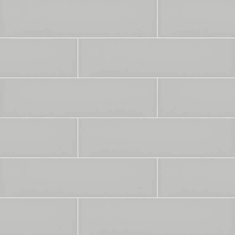 Gray Glossy Subway Tile 4x16 swatch