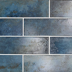 Marza Rust Mosaic Tile in a kitchen
