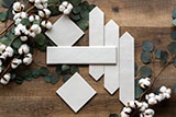 Renzo Dove 2.5x13 Pickett Mosaic Tile in a kitchen