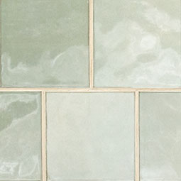 Renzo Jade 0.6x12 Quarter Round Tile in a kitchen