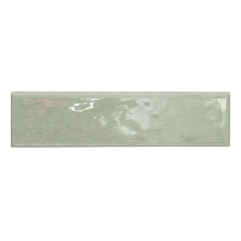 Renzo Jade 3x12 Bullnose Tile slab, full view