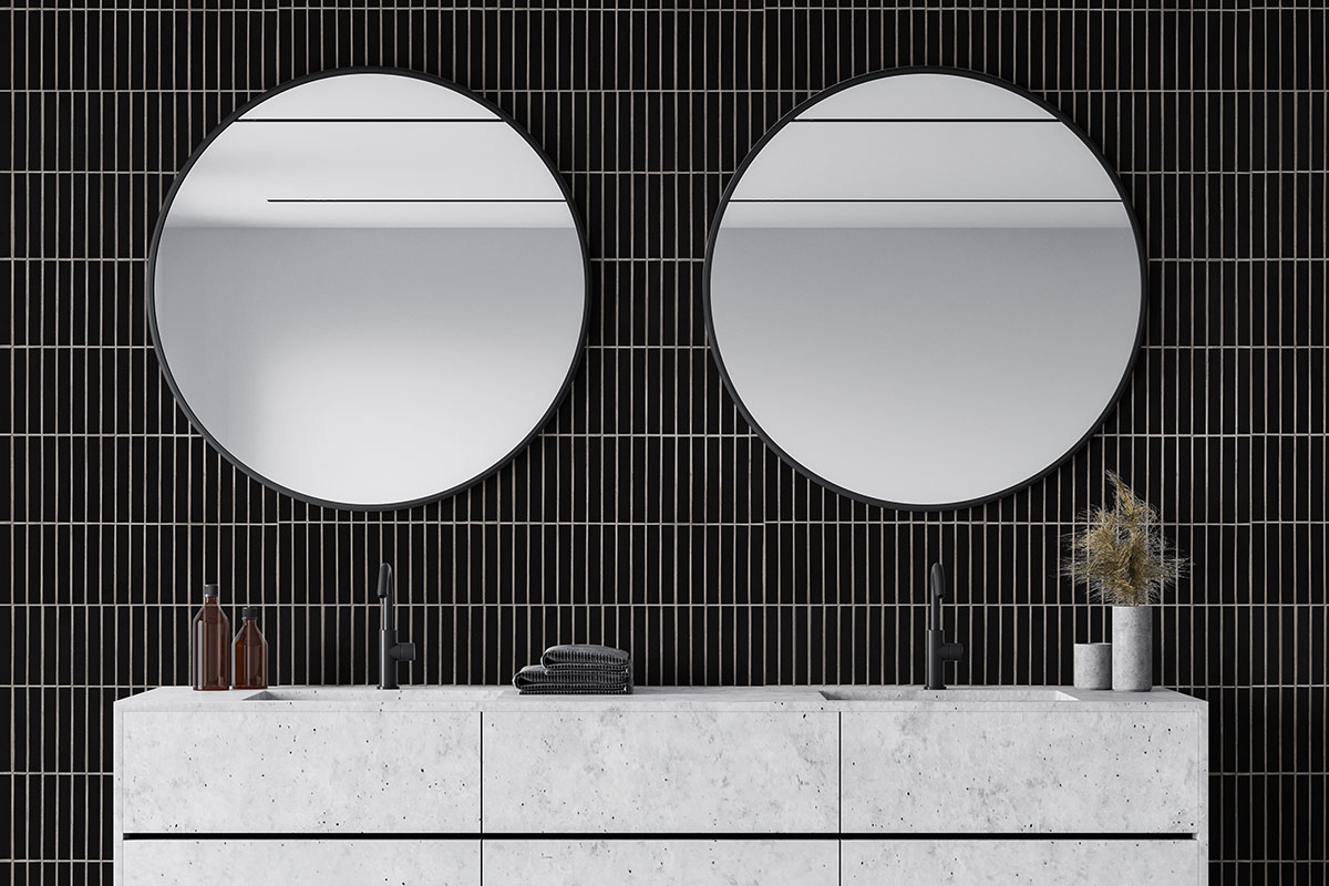 Black Matte 1x6 Stack Pattern — installed (view 1)