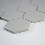 Retro Hexo Gray 6mm Matte  in a kitchen