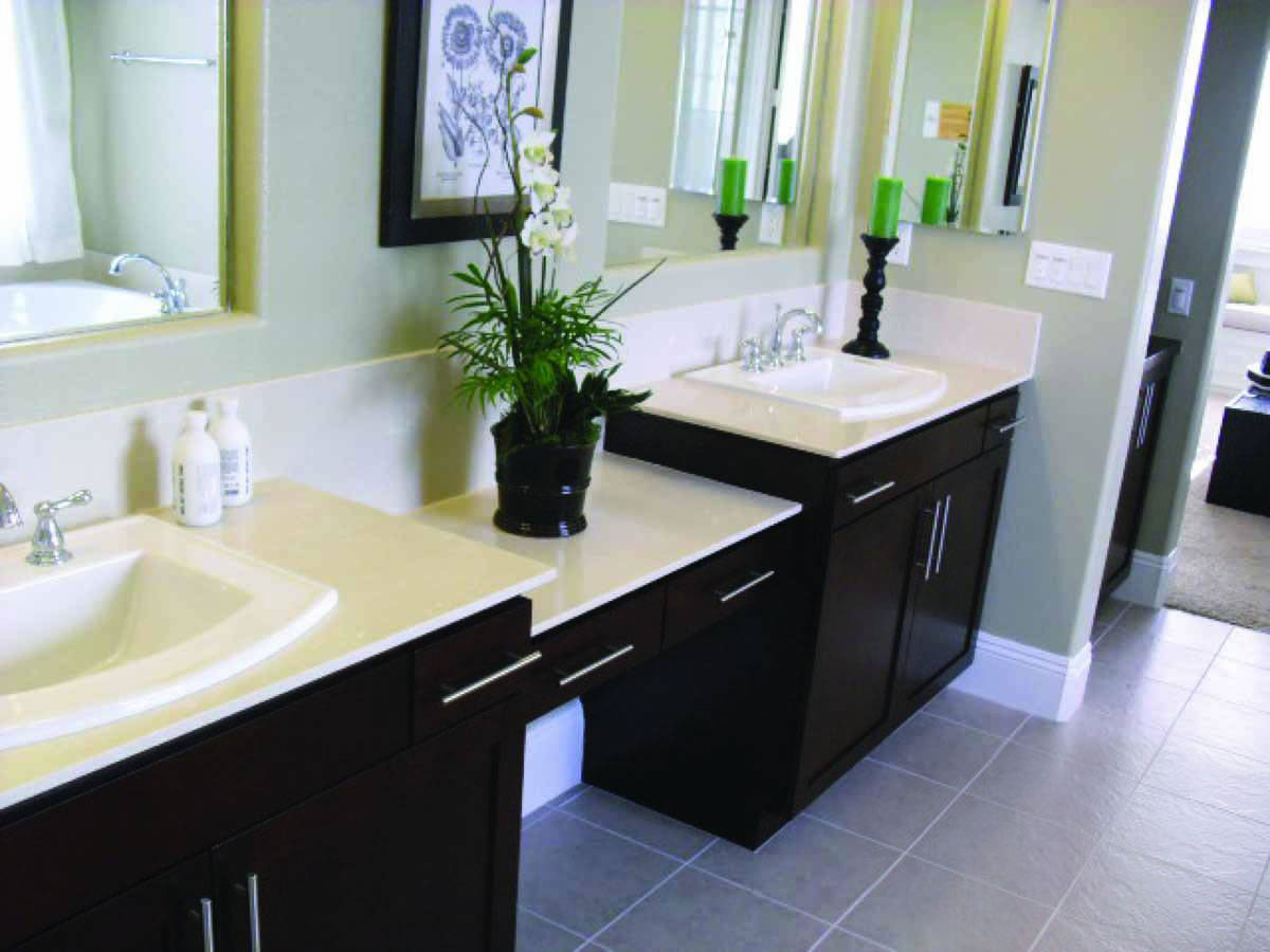 Champagne Limestone — installed (view 2)