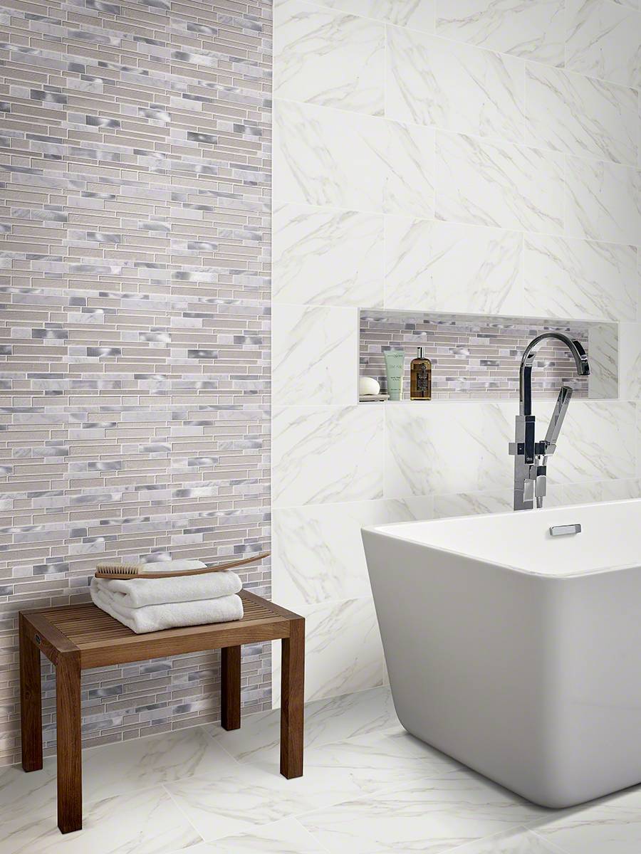 White Wave Interlocking — installed (view 2)