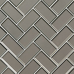 Ice Beveled 3" Hexagon in a kitchen