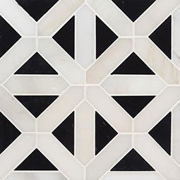 Retro Fretwork Polished in a kitchen