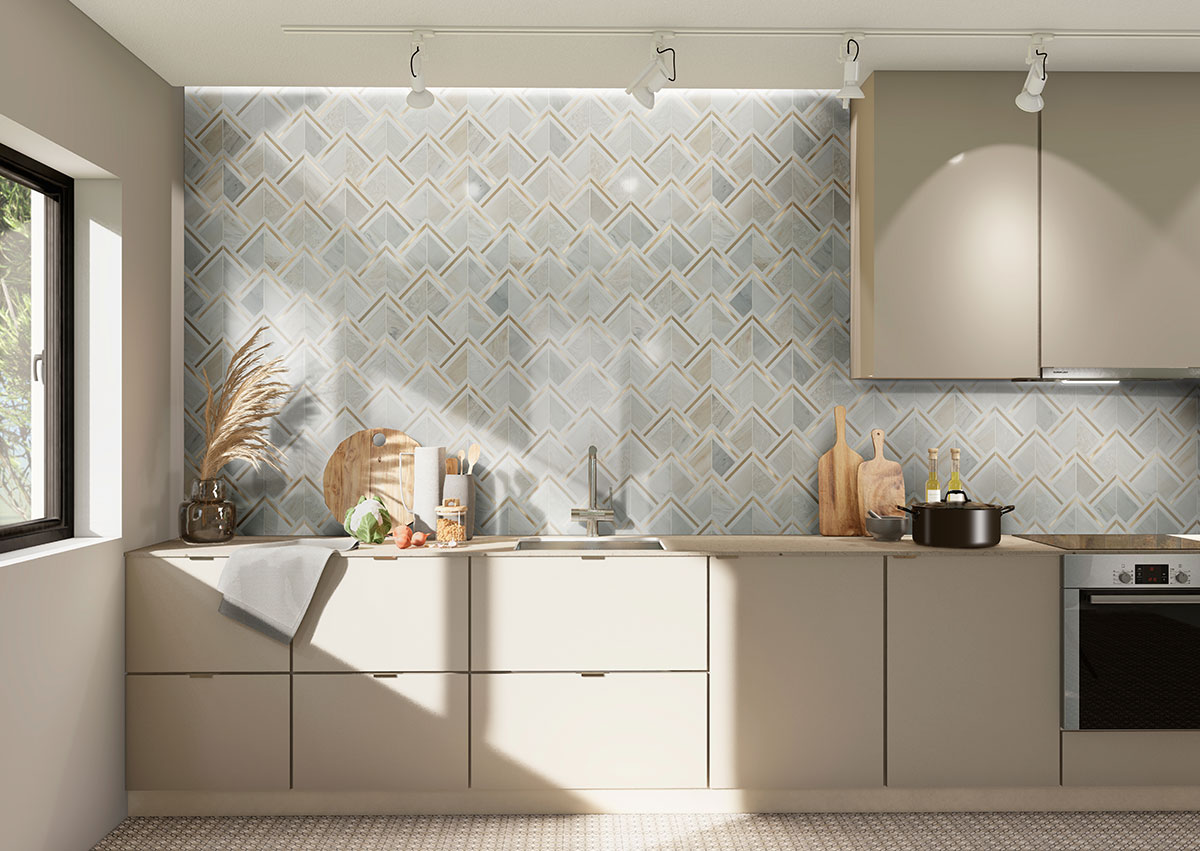 Luxor Kona Gold Pattern — installed (view 2)