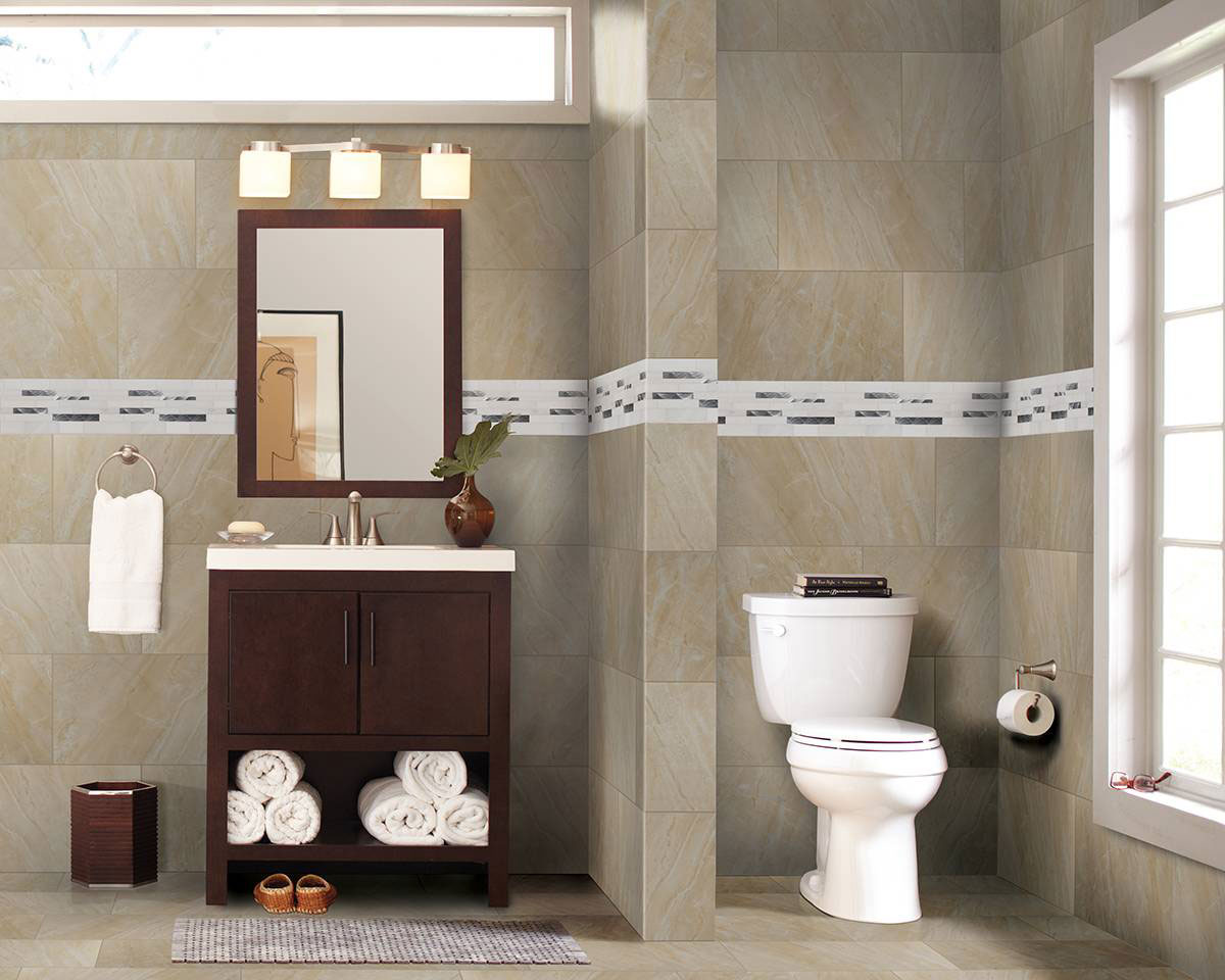 Moderno Blanco — installed (view 1)