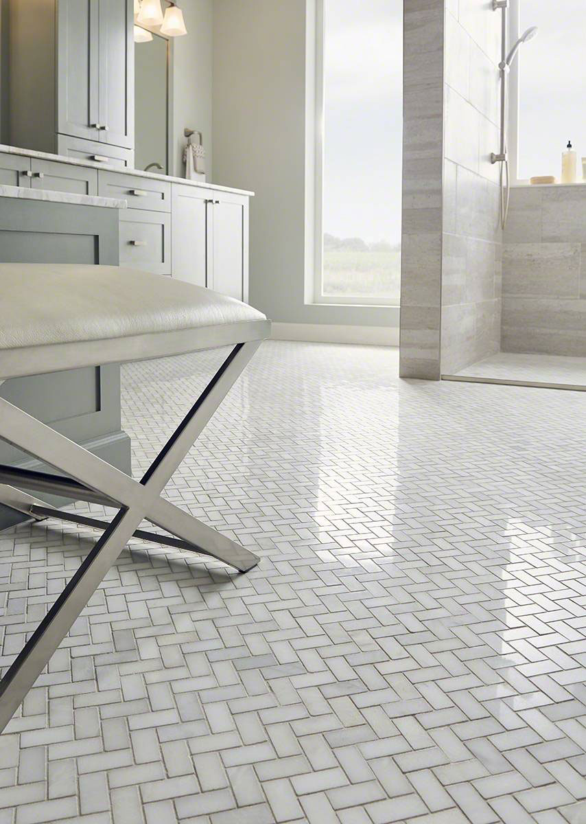Herringbone Pattern — installed (view 2)