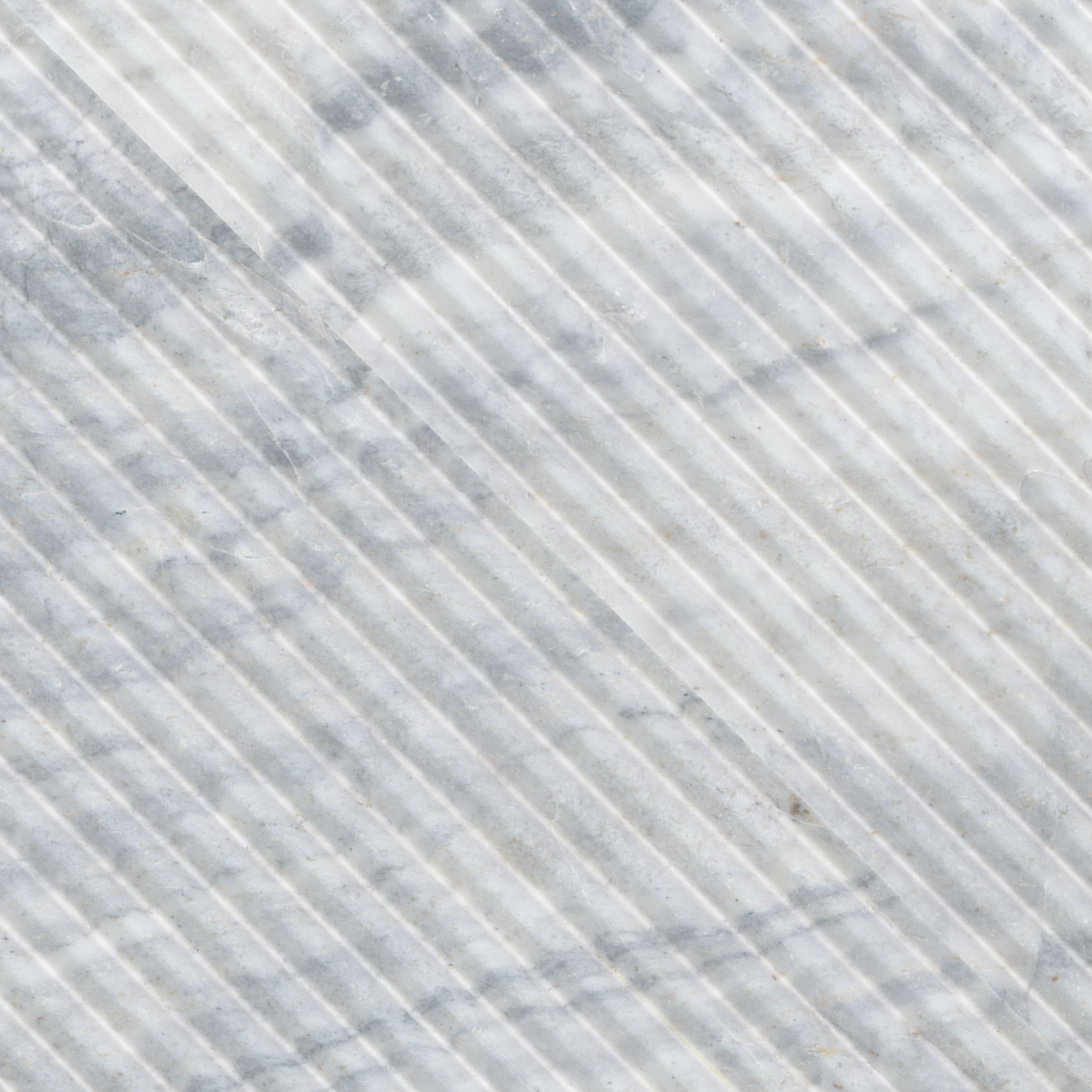 Capri Blue Valentino Fluto 12x24 Honed Natural Marble in a kitchen