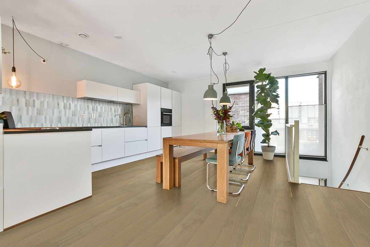 Icelandic Green Picket Polished — installed (view 2)