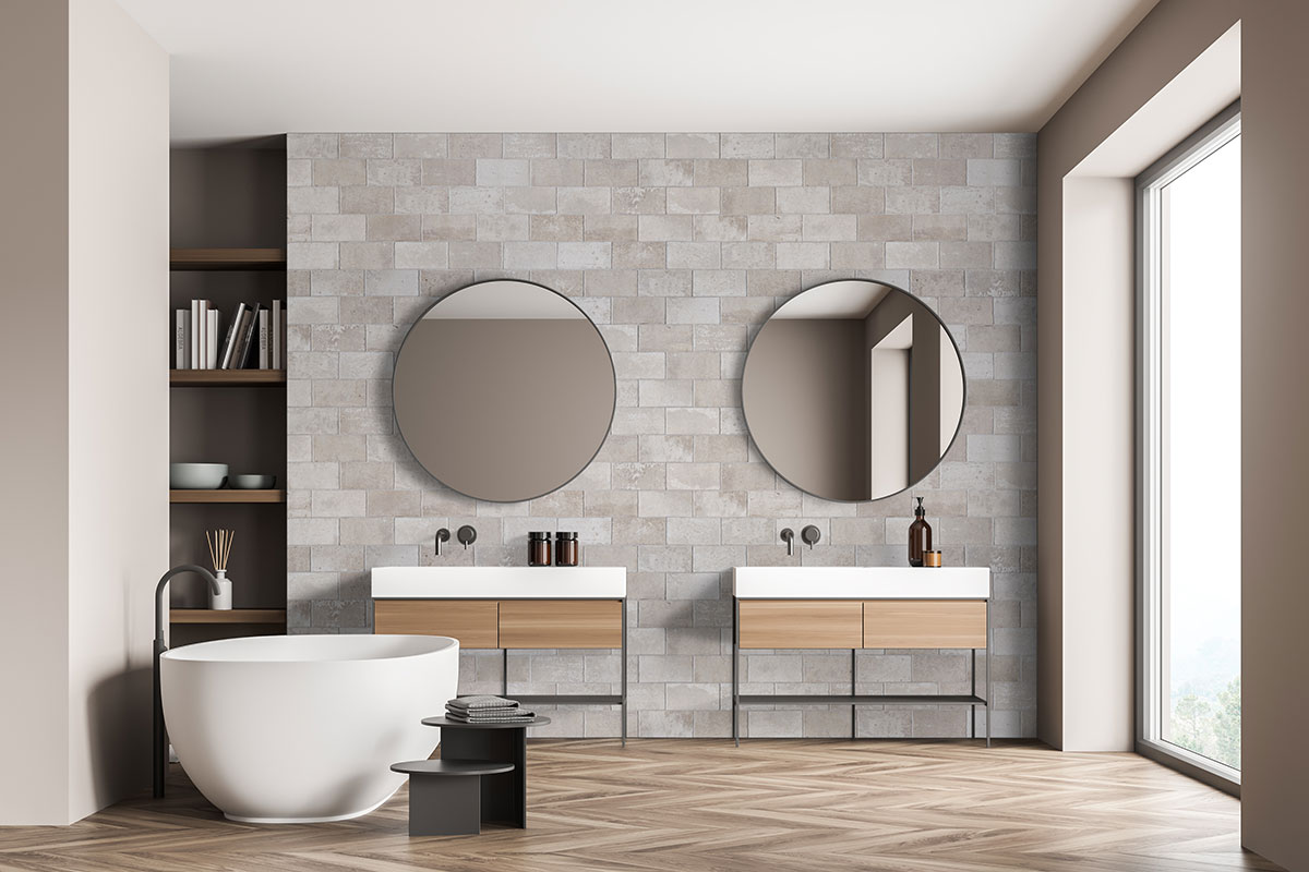 Brickstone Ivory 5x10 — installed (view 4)