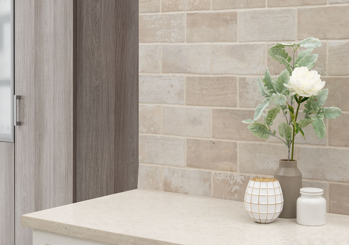 Brickstone Ivory 5x10 — installed (view 3)