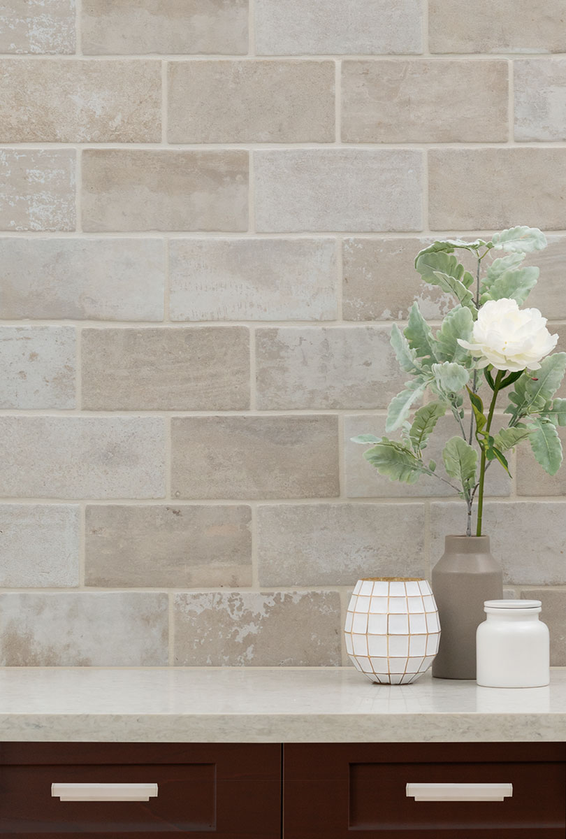 Brickstone Ivory 5x10 — installed (view 2)