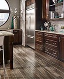 Brickstone Taupe 2x10 in a kitchen