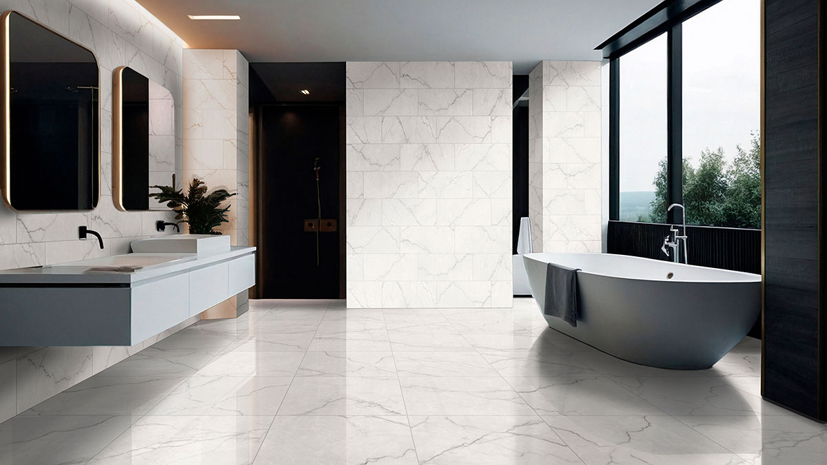 grey — installed in a bathroom (scene 0674)