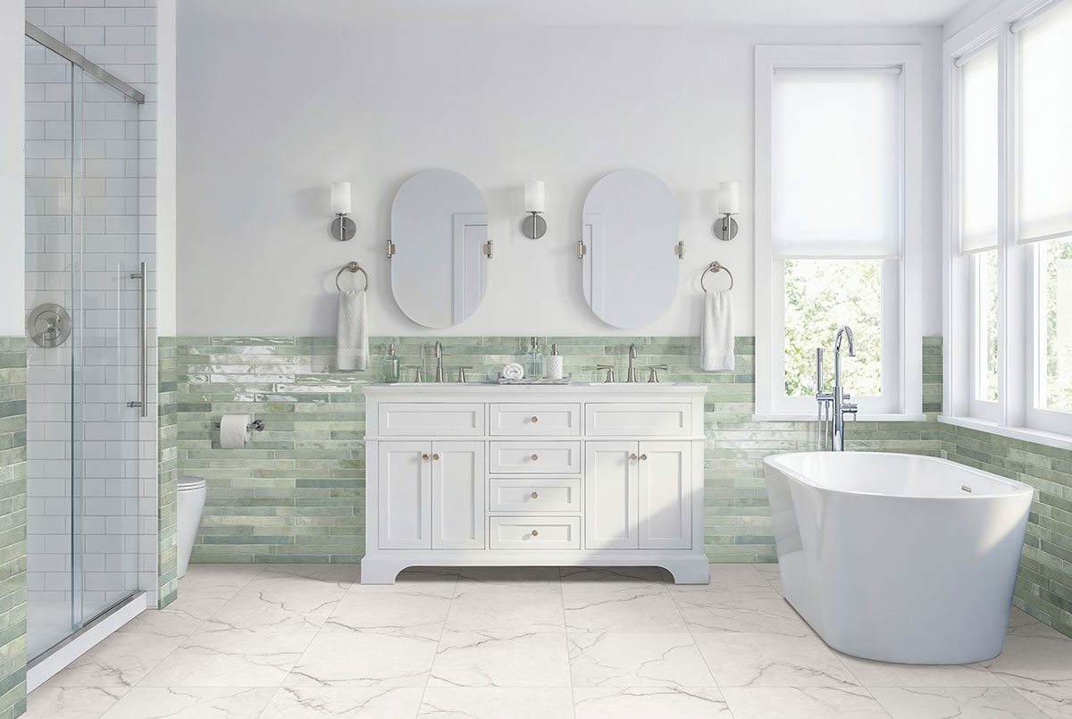 grey — installed in a bathroom (scene 1247)