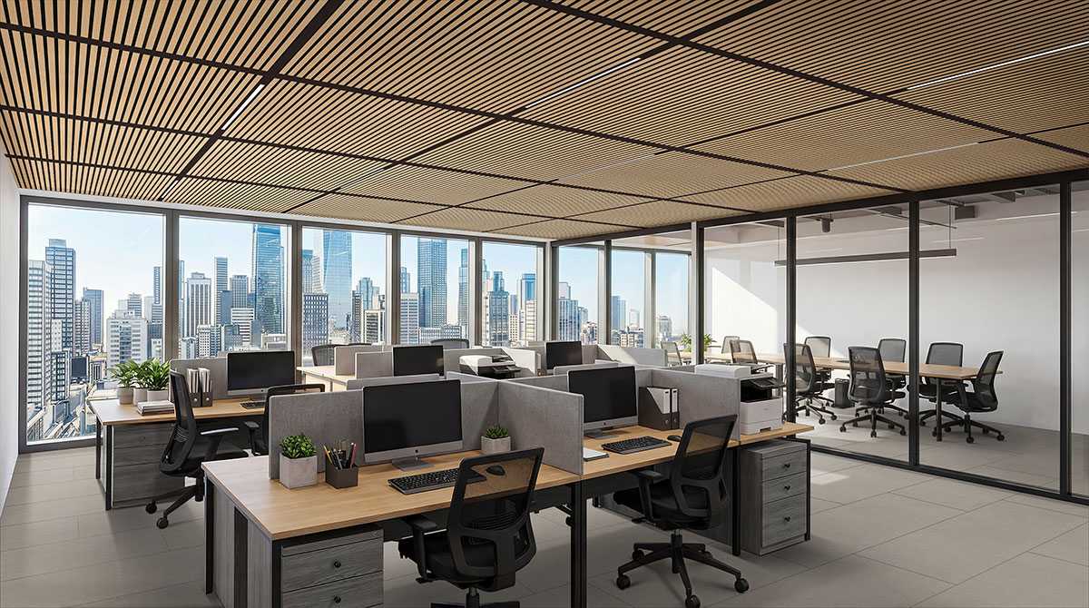silver — installed in a commercial space (scene 0343)