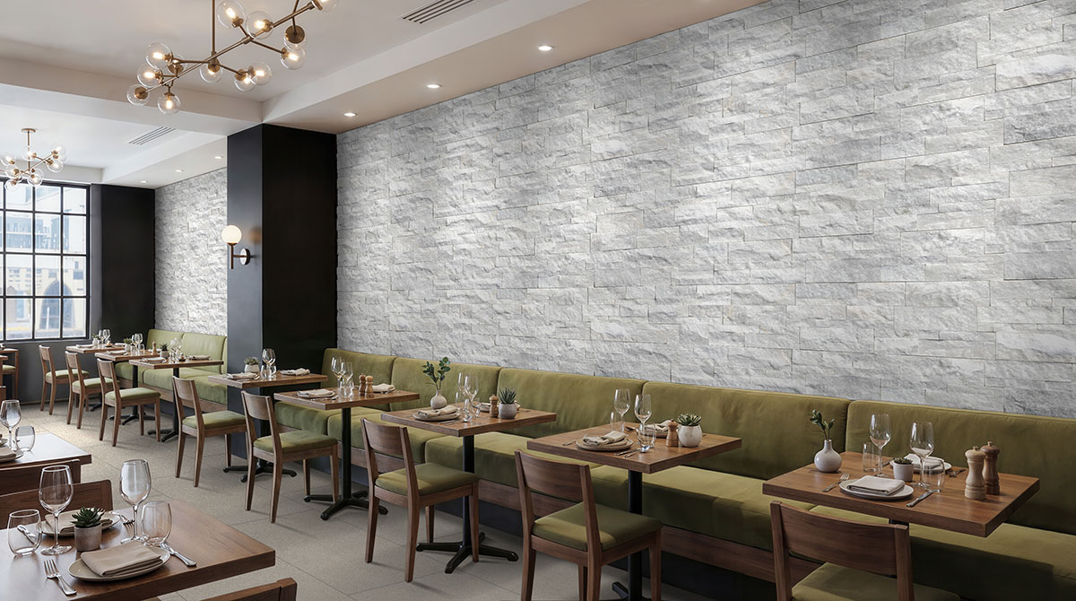 silver — installed in a commercial space (scene 0354)